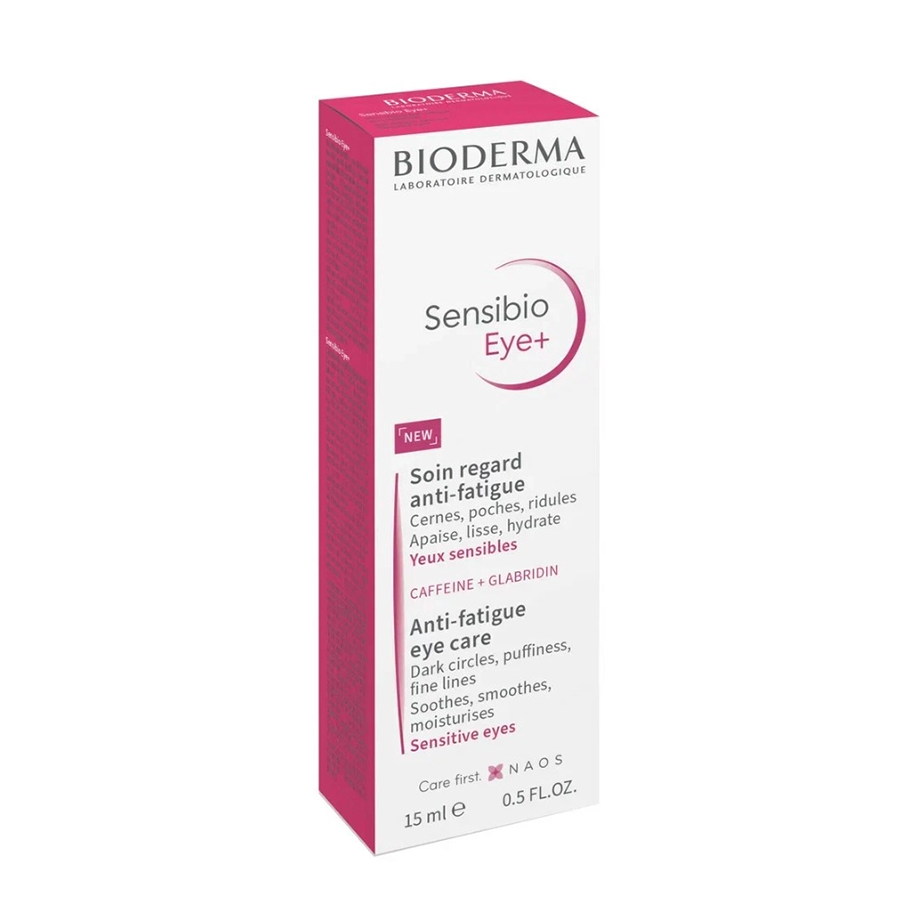 BIODERMA Гель увлажняющий для контура глаз против темных кругов, морщин и отеков / Sensibio Eye+ 15 мл, фото 4