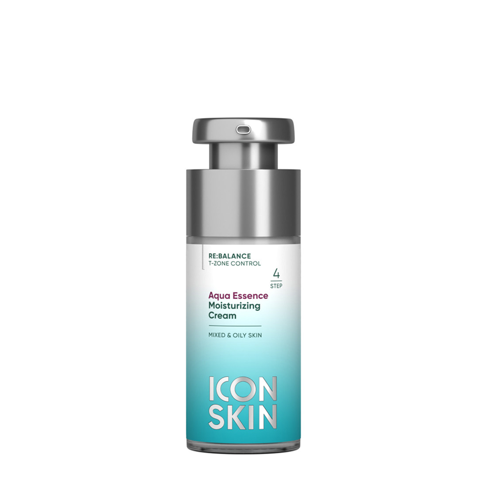 ICON SKIN Крем увлажняющий для жирной и комбинированной кожи / Re:Balance Aqua Essence 30 мл, фото 1