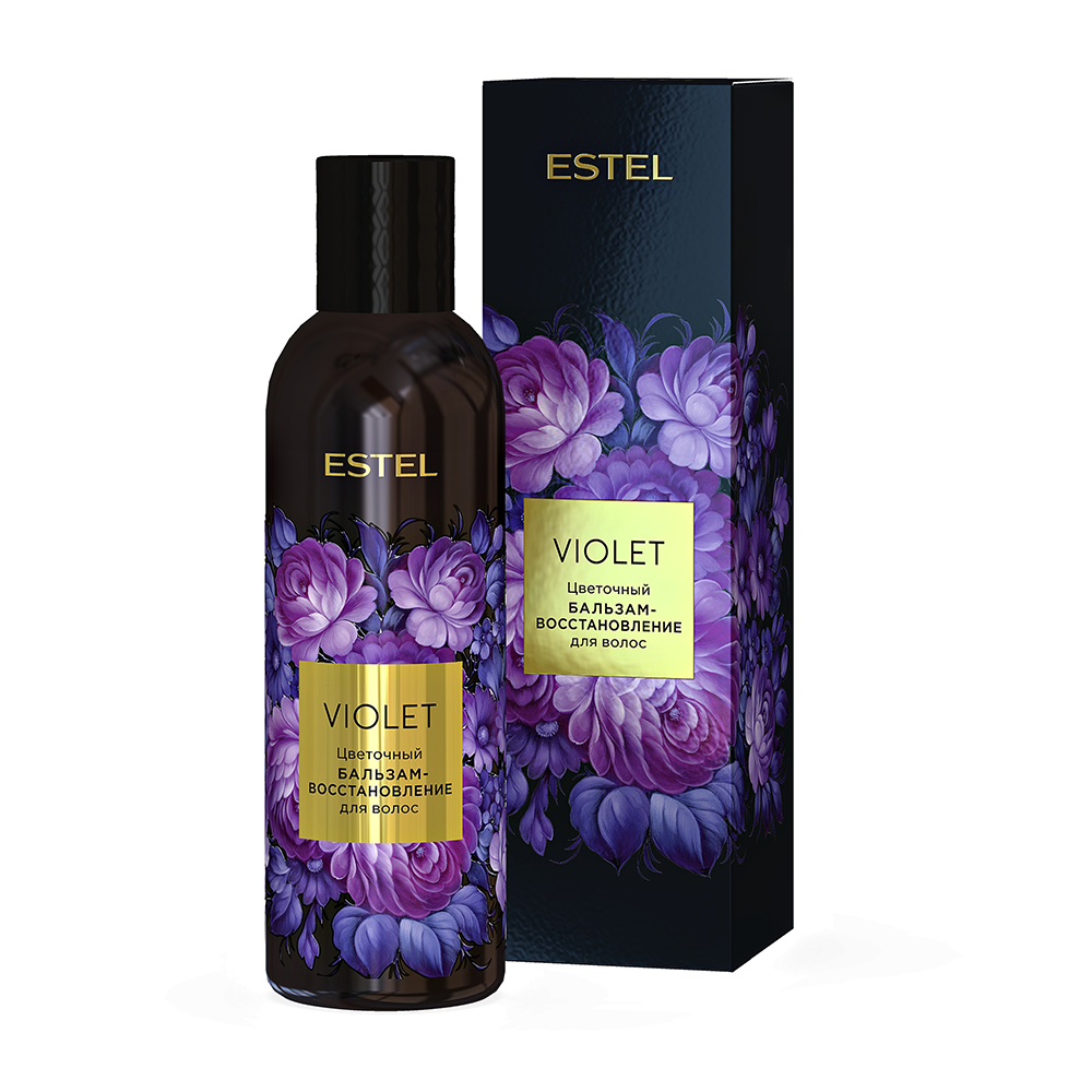 ESTEL PROFESSIONAL Бальзам цветочный восстановление для волос / Estel Violet 200 мл, фото 3