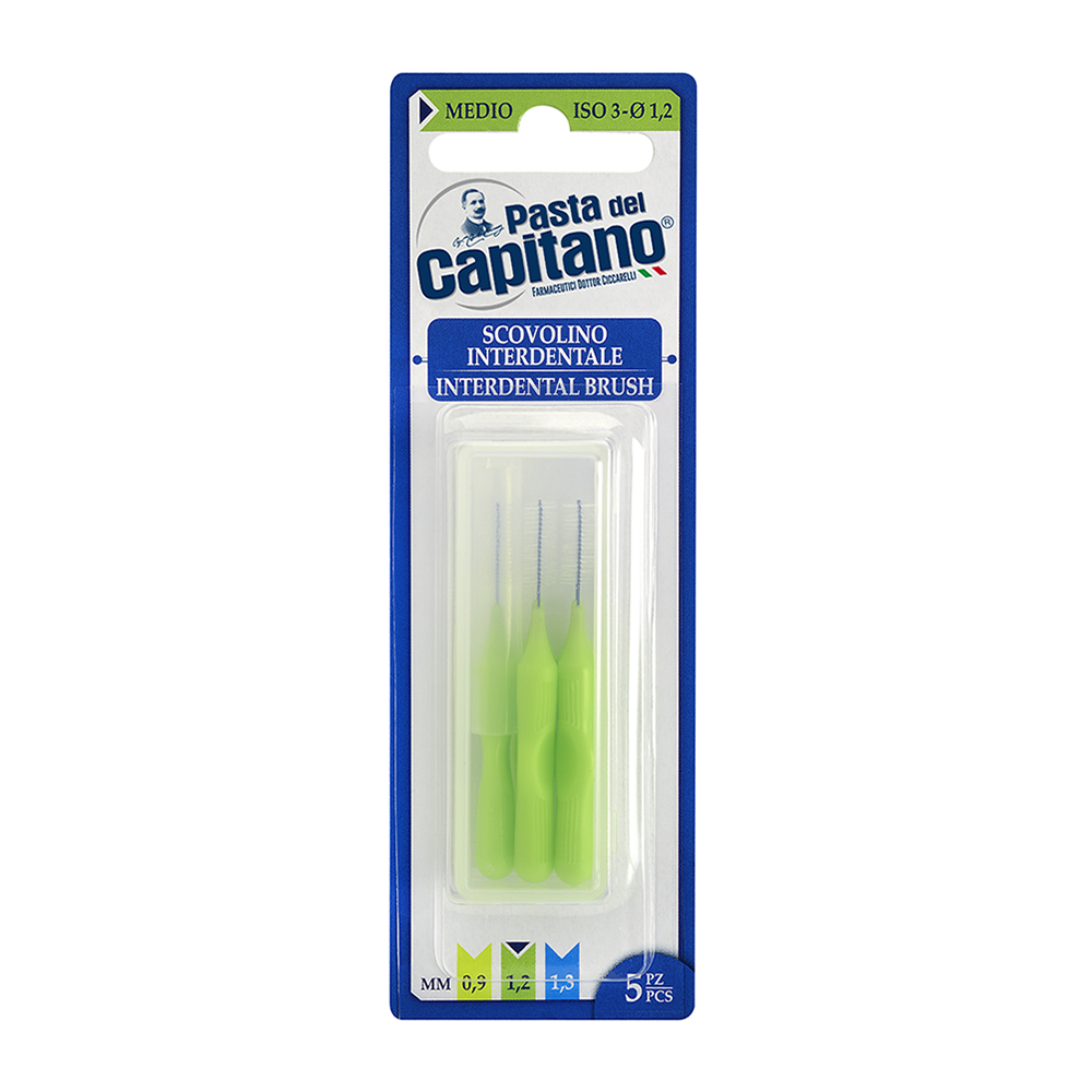 PASTA DEL CAPITANO Ёршики межзубные d 1,3 мм / Interdental Brush Large d 1,3 mm, 5 шт, фото 1