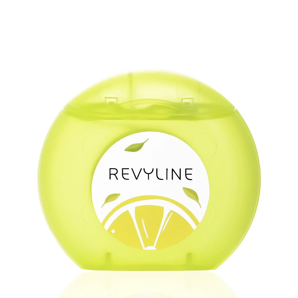 REVYLINE Нить зубная вощеная, полиэтилентерефталат с бамбуковым углем, лимон и мята / Perfect 30 м, фото 2