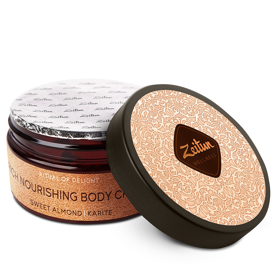 ZEITUN Крем насыщенный питательный для тела Ритуал наслаждения / Delight 200 мл, фото 2