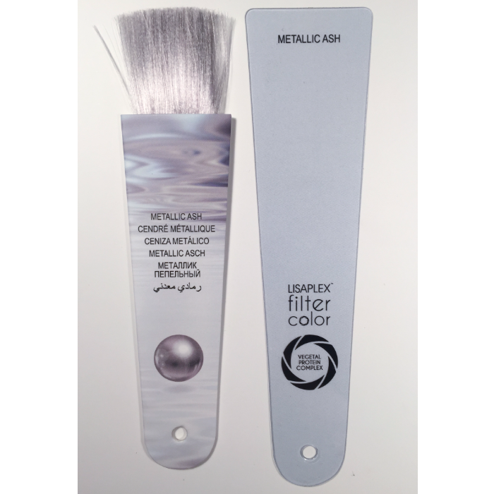 LISAP MILANO Краситель-фильтр кремово-гелевый безаммиачный, пепельный металлик / Lisaplex Filter Color 100 мл, фото 4