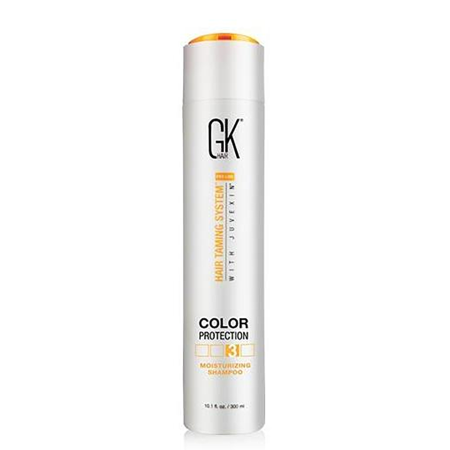 GKHAIR (GLOBAL КЕRATIN) Шампунь увлажняющий с защитой цвета волос / Moisturizing Shampoo Color Protection 300 мл, фото 4