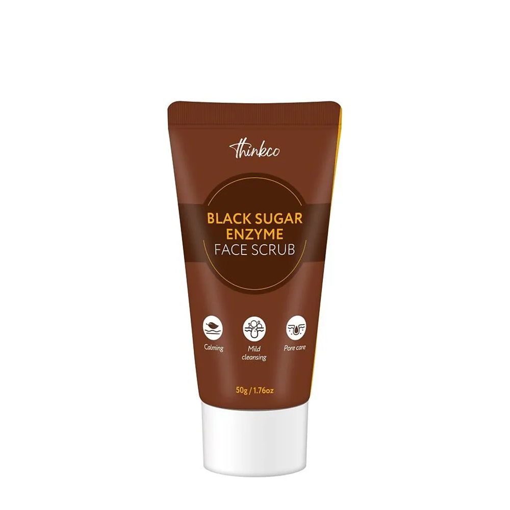 THINKCO Скраб энзимный очищающий для умывания с экстрактом чёрного сахара / Thinkco 50 мл, фото 1