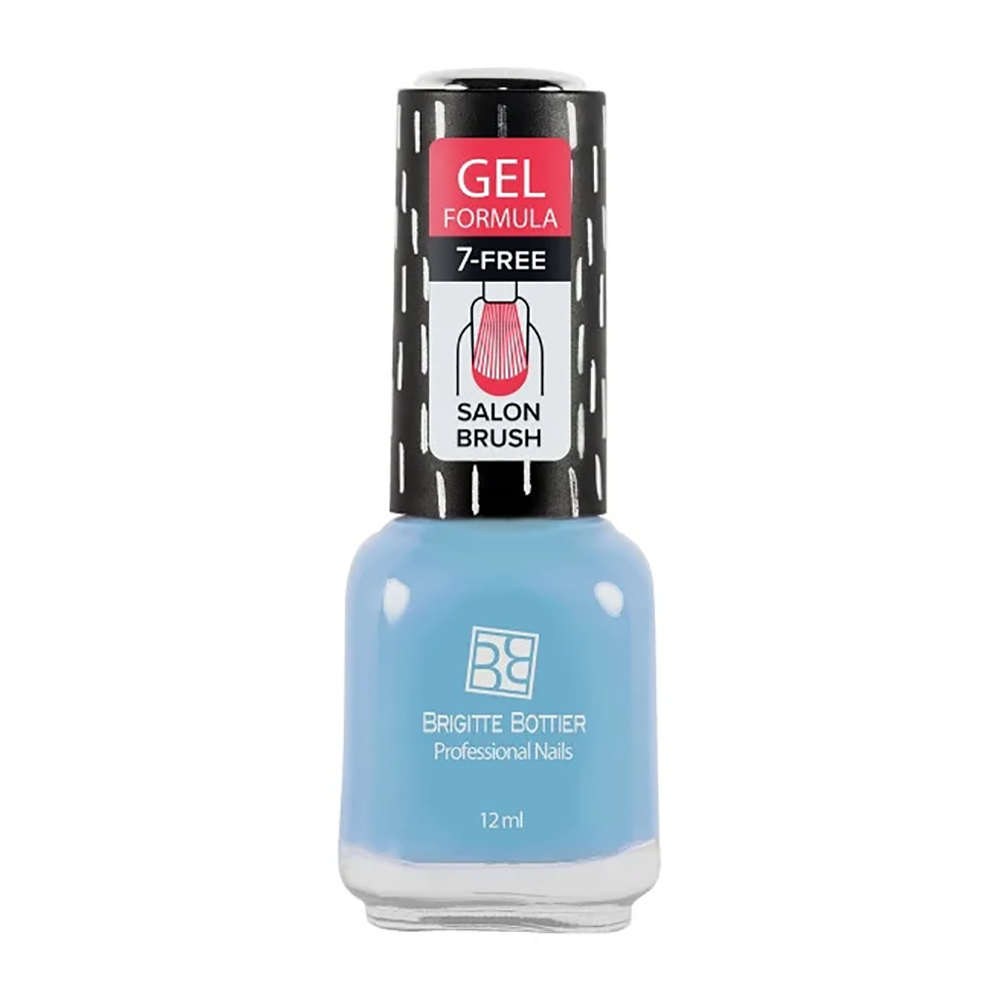 BRIGITTE BOTTIER 19 лак для ногтей гелевый, нежно-голубой / GEL FORMULA 12 мл, фото 1