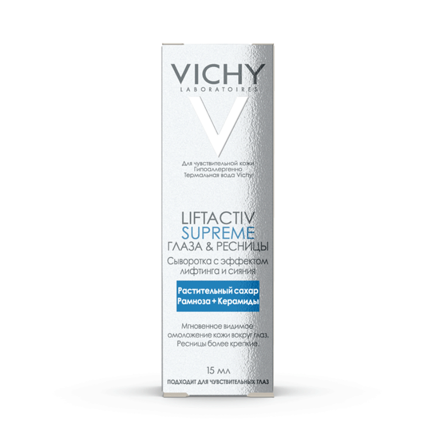 VICHY Сыворотка для кожи вокруг глаз укрепляющая ресницы / Liftactiv 30 мл, фото 3