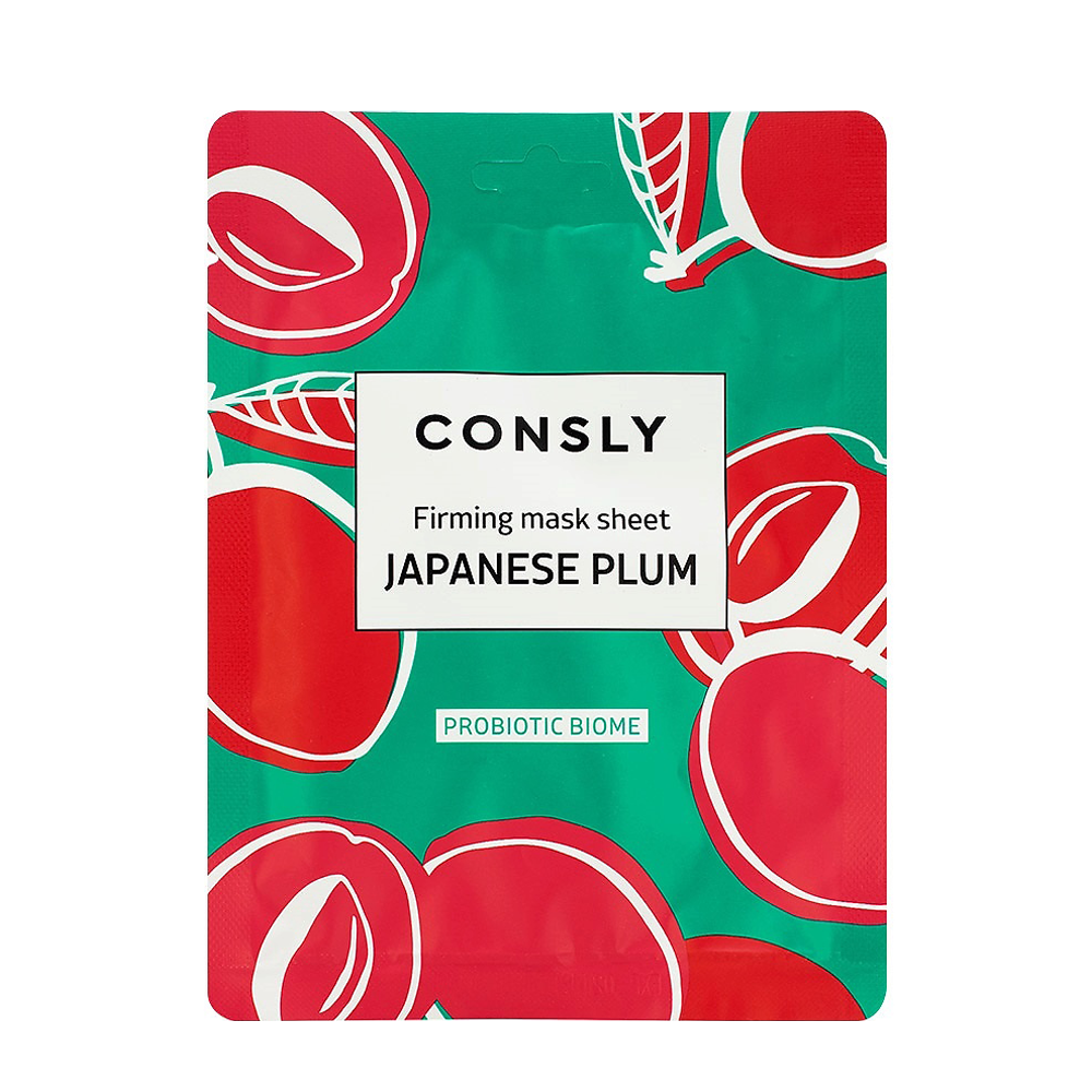 CONSLY Маска тканевая для кожи с возрастными изменениями с экстрактом японской сливы / Consly 25 мл, фото 1