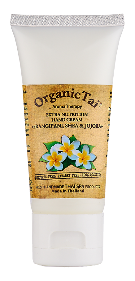 ORGANIC TAI Крем экстрапитательный для рук Франжипани, ши и жожоба 60 мл, фото 1