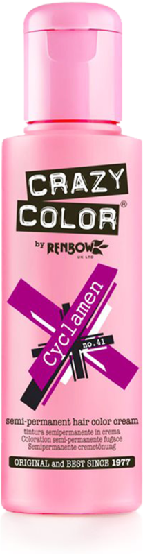 CRAZY COLOR Краска для волос, цикломен / Crazy Color Cyclamen 100 мл, фото 2