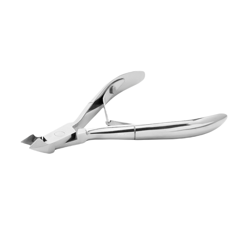 KAIZER Кусачки маникюрные, двухпружинные, ручная алмазная заточка, серебро, фото 3
