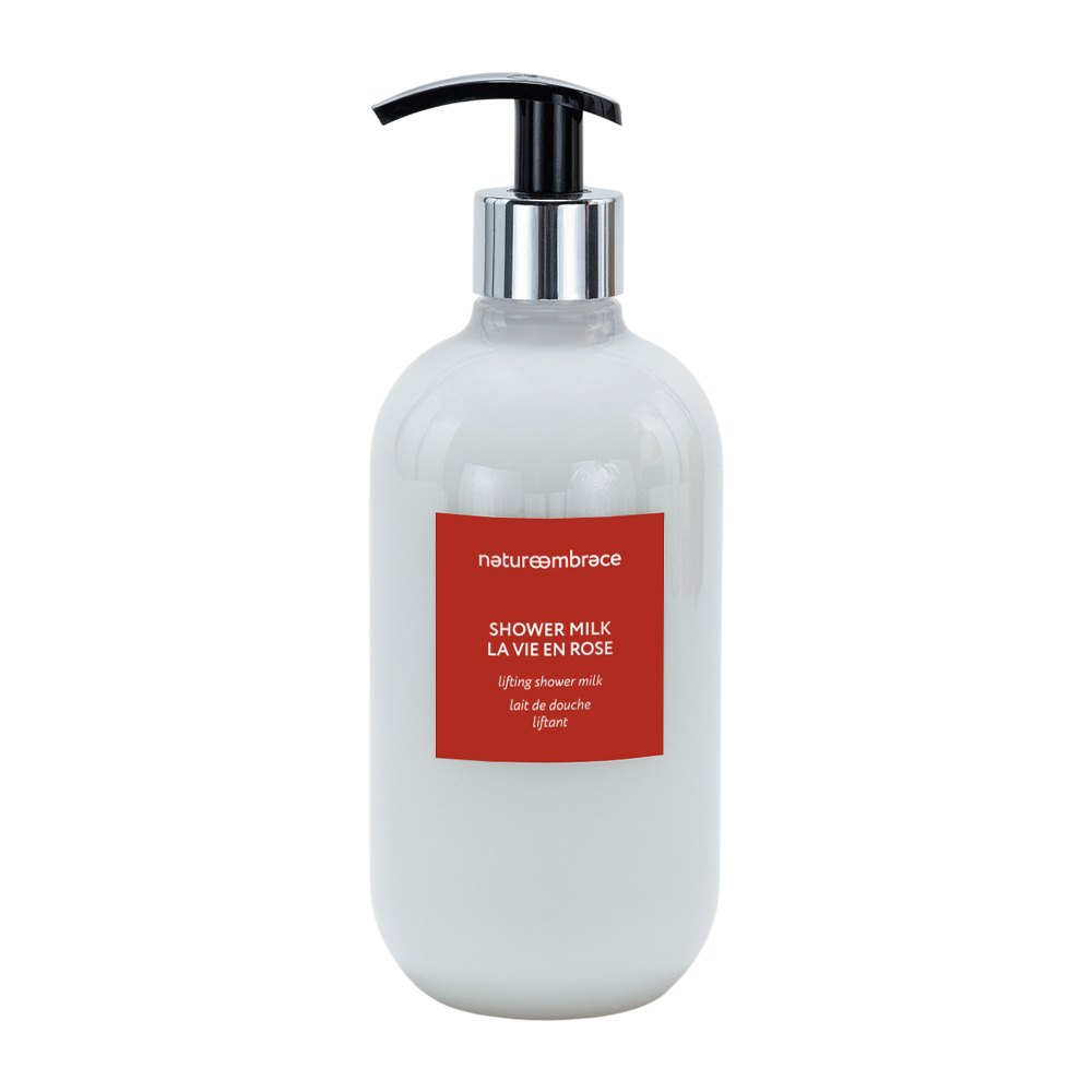 NATURE EMBRACE Молочко для душа Жизнь в розовом цвете / La vie in rose 475 мл, фото 1