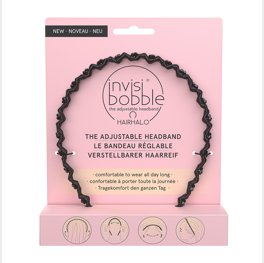 INVISIBOBBLE Ободок / invisibobble HAIRHALO True Dark Sparkle, фото 3