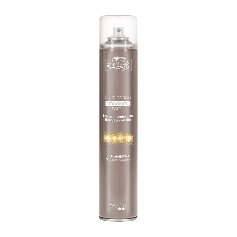 HAIR COMPANY Лак фиксирующий придающий блеск средней фиксации / Illuminating Medium Spray 500 мл, фото 1