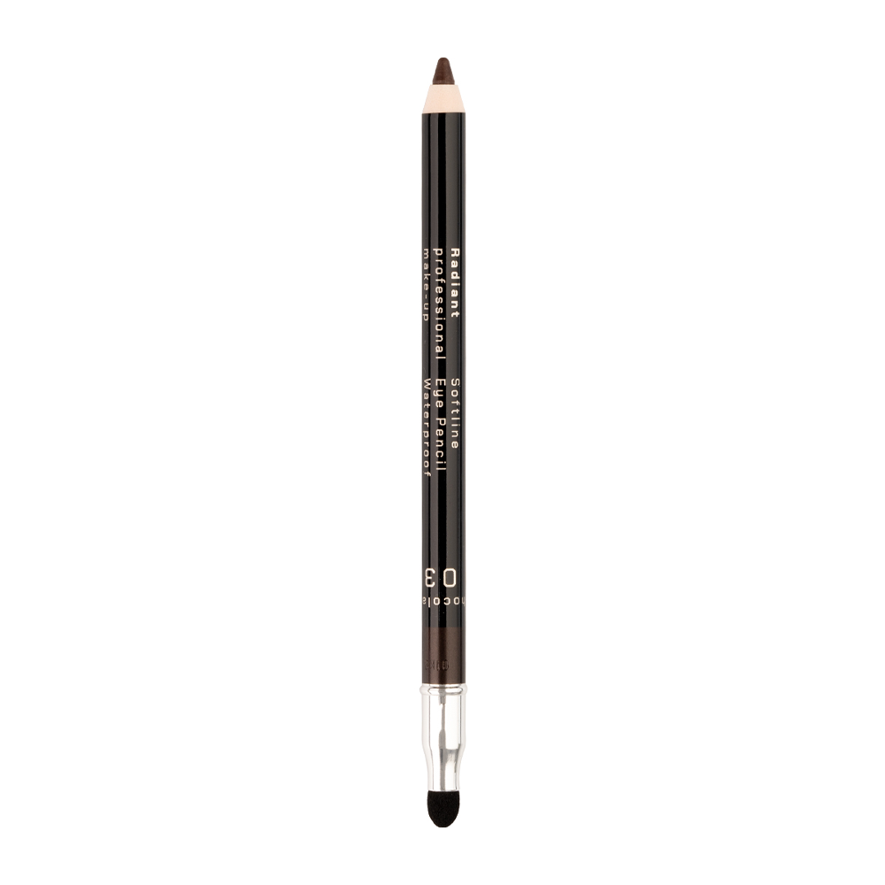 RADIANT PROFESSIONAL MAKE-UP Карандаш для глаз водостойкий, 03 шоколад / Softline Eye Pencil Waterproof 1,2 гр, фото 1