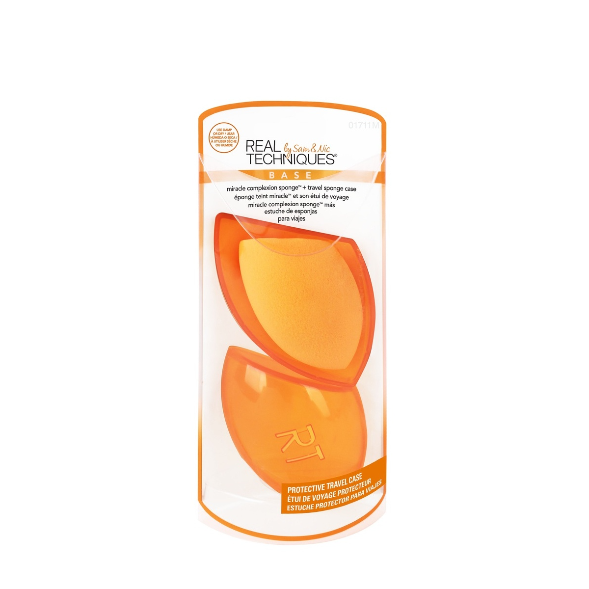 REAL TECHNIQUES Спонж для макияжа с футляром для хранения / Real Techniques Miracle Complexion Sponge, фото 1