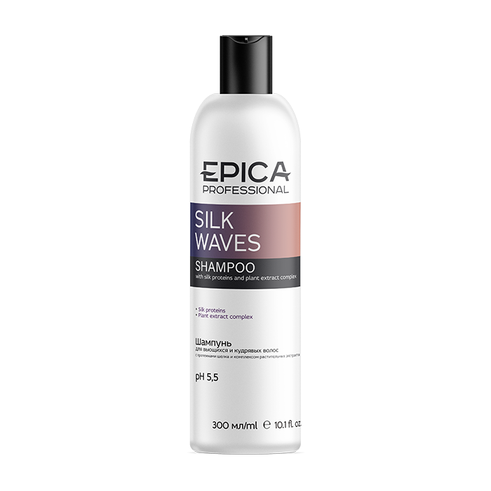 EPICA PROFESSIONAL Шампунь для вьющихся и кудрявых волос / Silk Waves 300 мл, фото 1