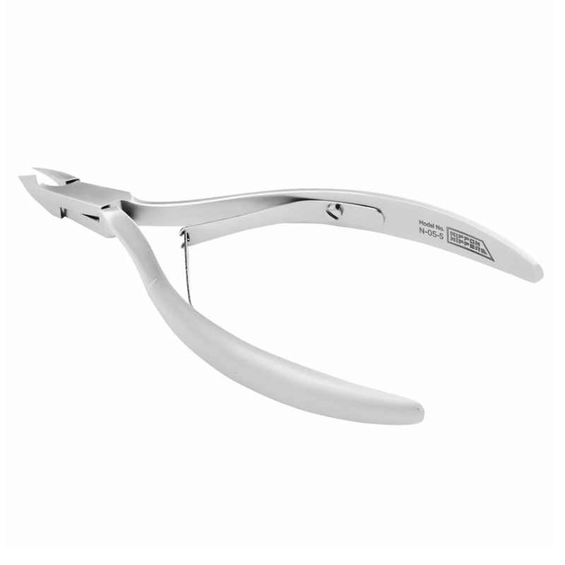 NIPPON NIPPERS Кусачки для кутикулы, двойная пружина, матовые, лезвие 5 мм, фото 2