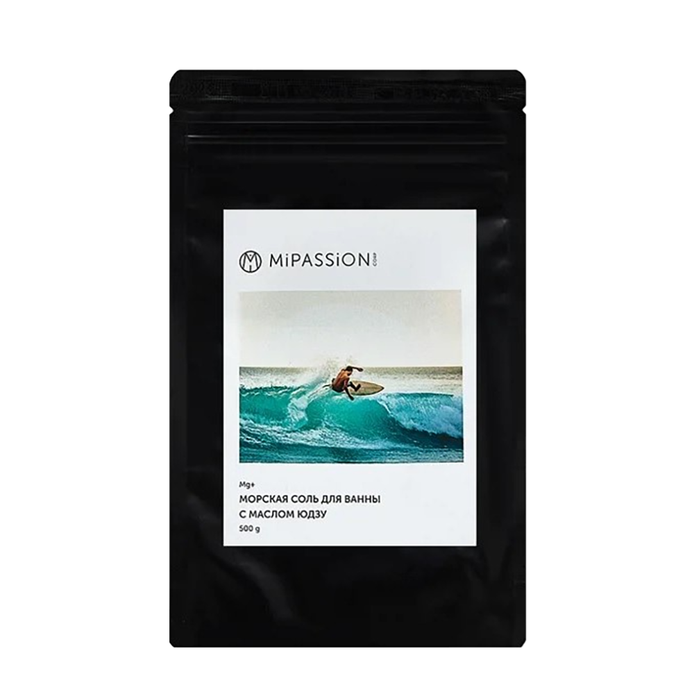 MIPASSIONcorp Соль морская с маслом юдзу / MiPASSiON 500 гр, фото 1