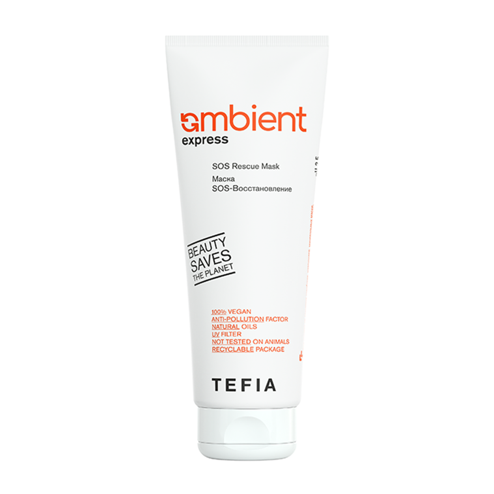 TEFIA Маска для волос SOS-восстановление / AMBIENT EXPRESS 250 мл, фото 1