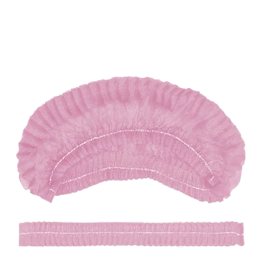 ЧИСТОВЬЕ Шапочка шарлотка медицинская из спанбонда, розовый 50 шт, фото 1