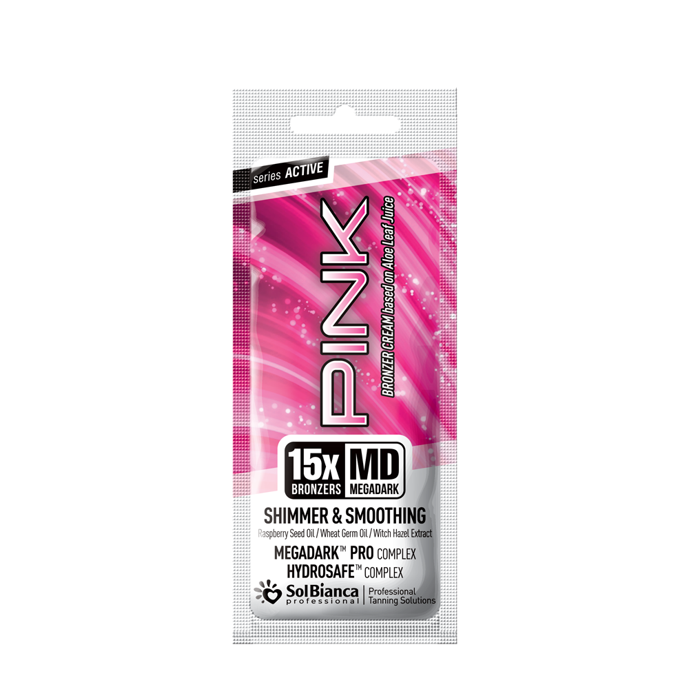 SOLBIANCA Крем-автозагар с шиммер-эффектом, маслами малиновых косточек, зародышей пшеницы и экстрактом гамамелиса / Pink 15 мл, фото 1