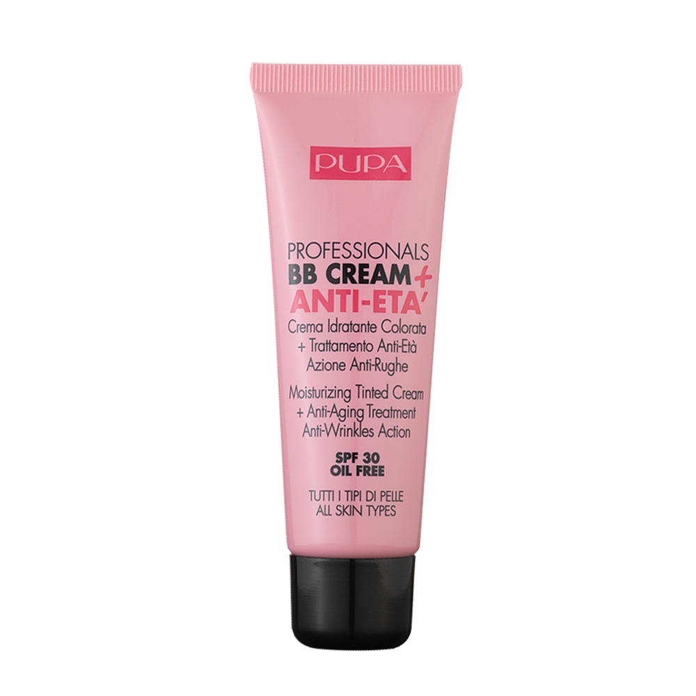 PUPA Крем тональный для светлой и средней кожи, тон 001 / Professionals BB cream + Anti Eta 50 мл, фото 1