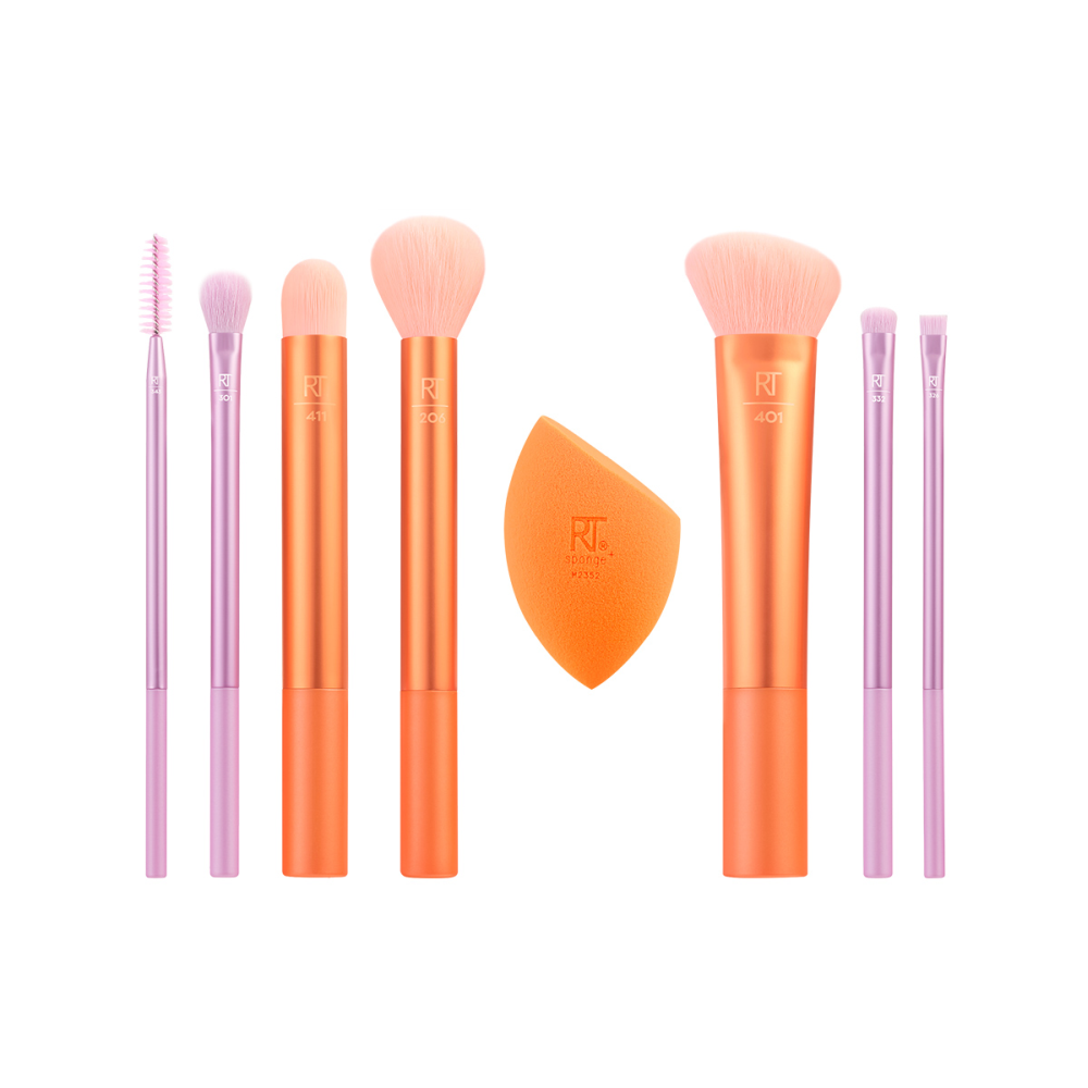 REAL TECHNIQUES Набор кистей и спонж для макияжа / Real Techniques Level Up Brush + Sponge Set, фото 2