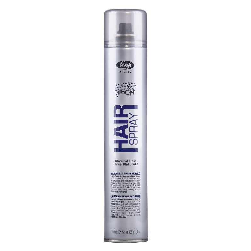 LISAP MILANO Лак нормальной фиксации для укладки волос / Hair Spray Natural Hold HIGH TECH 500 мл, фото 1