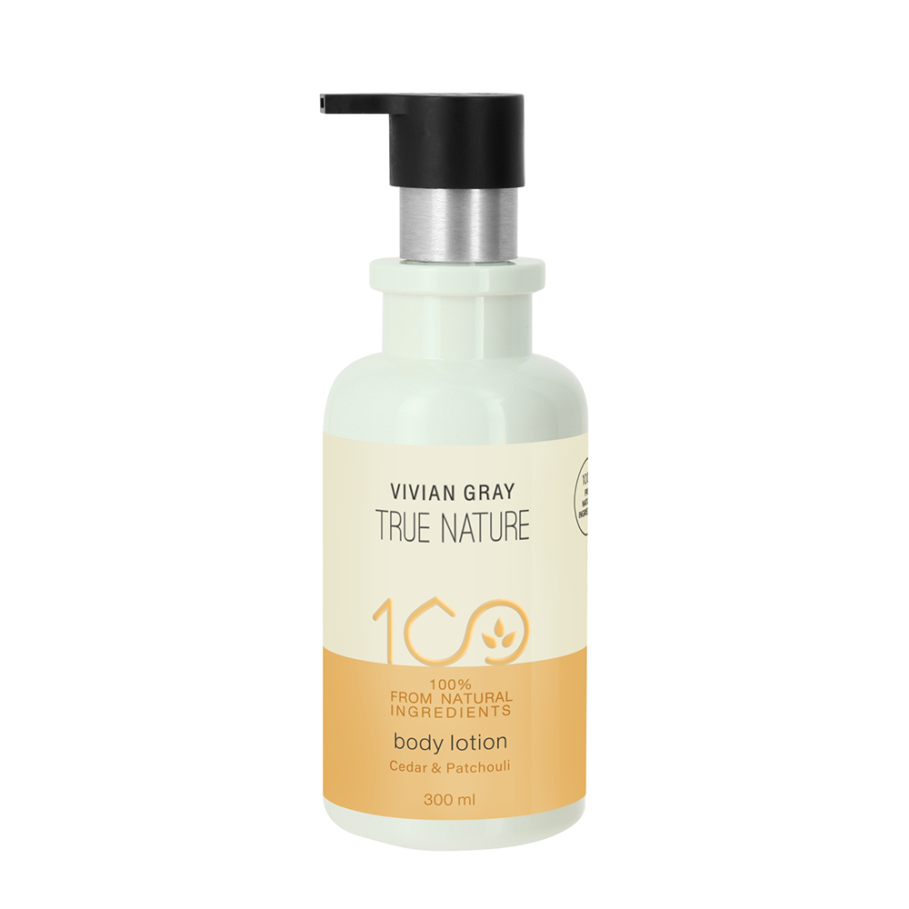 VIVIAN GRAY Лосьон для тела, кедр и пачули / Vivian Gray True Nature Body Lotion Cedar & Patchouli 300 мл, фото 1
