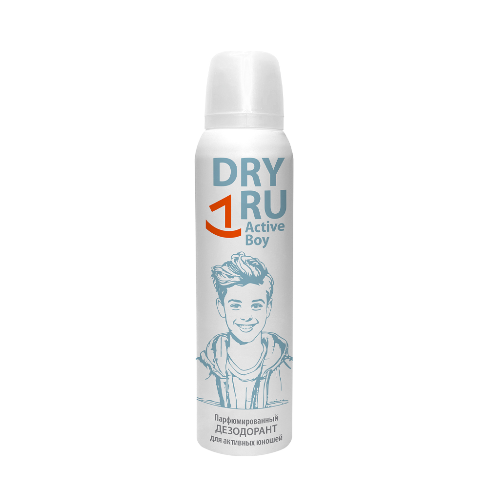 DRY RU Дезодорант парфюмированный для мальчиков / DRYRU Active Boy 125 мл, фото 1