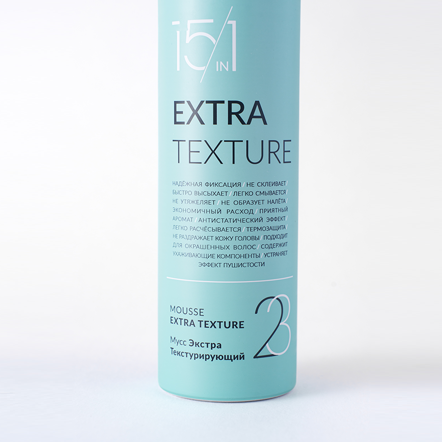 DEW PROFESSIONAL Мусс для волос текстурирущий 15 в 1 / Extra Texture 350 мл, фото 2