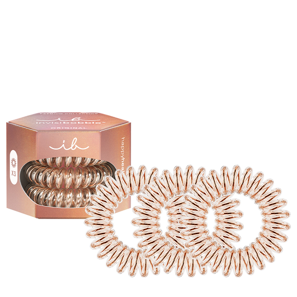 INVISIBOBBLE Резинка-браслет для волос / invisibobble ORIGINAL PREMIUM Bronze me Pretty, фото 1