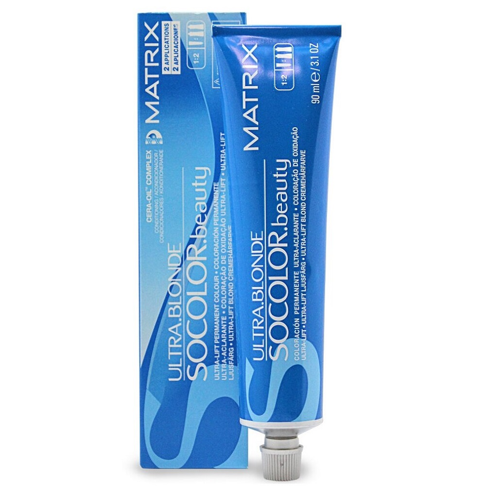 MATRIX UL-N краска для волос, натуральный / Socolor Beauty Ultra Blonde 90 мл, фото 2