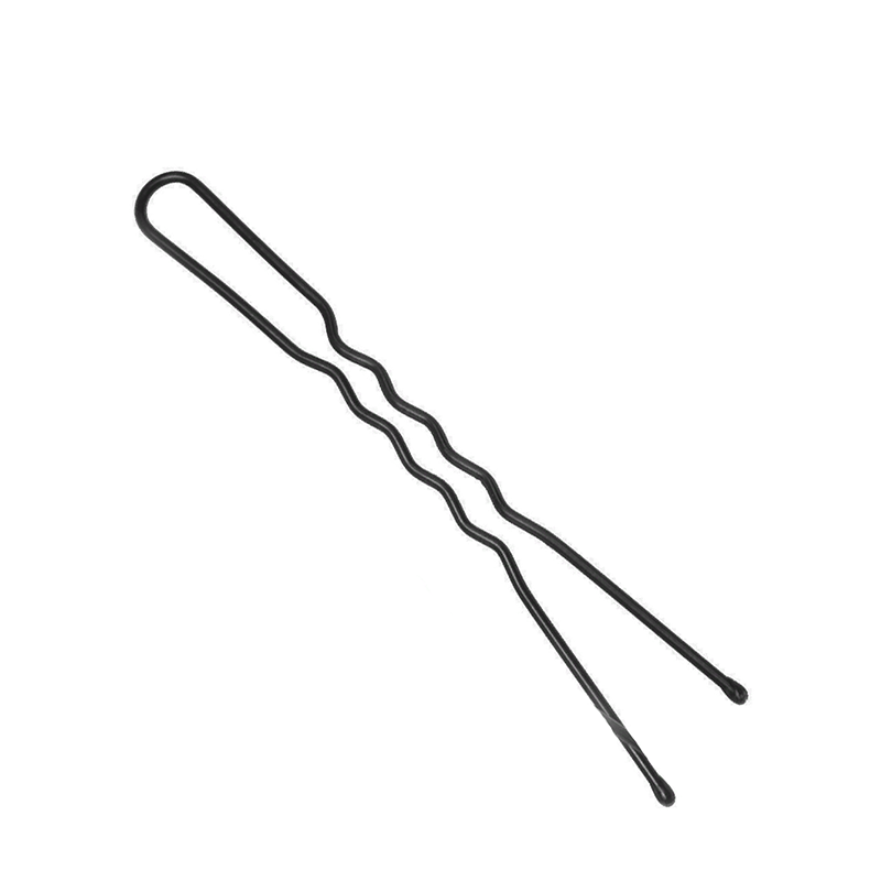 DEWAL PROFESSIONAL Шпильки черные, волна 60 мм, 24 шт/уп (на блистере), фото 1