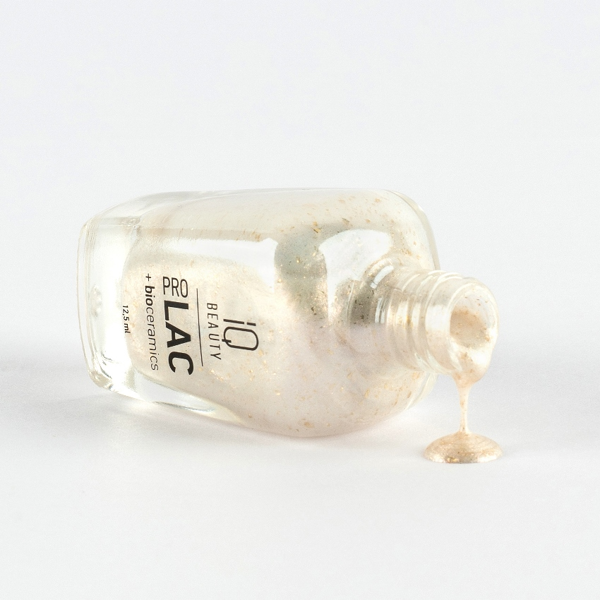 IQ BEAUTY 107 лак для ногтей укрепляющий с биокерамикой / Nail Polish PROLAC+bioceramics 12,5 мл, фото 4