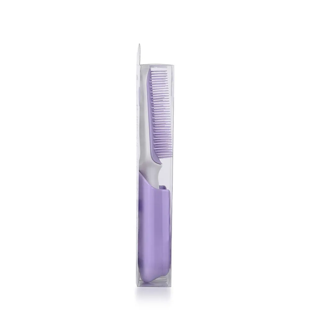 SOLOMEYA Расческа для чувствительной кожи головы в футляре, лиловая / Hair Brush for sensitive scalp Lilac, фото 8