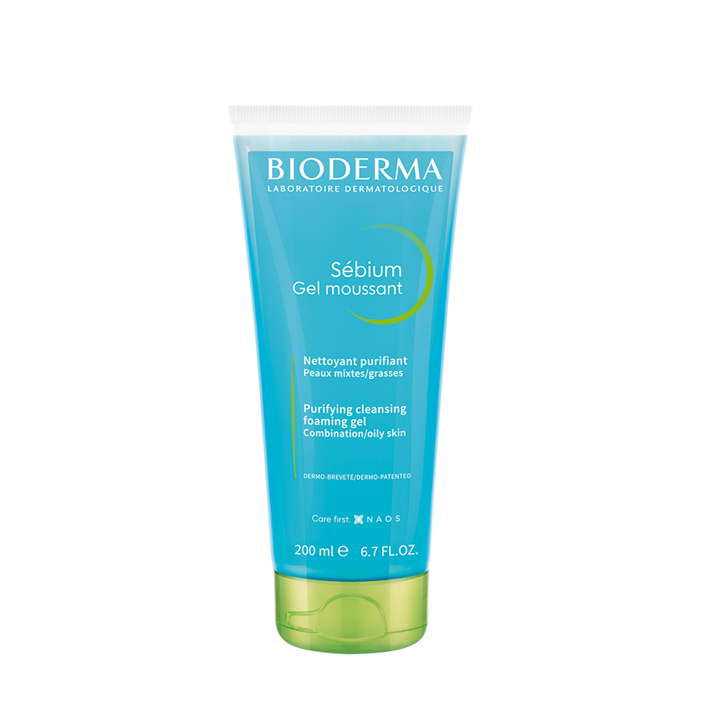 BIODERMA Гель для лица очищающий себиум, туба 200 мл, фото 1