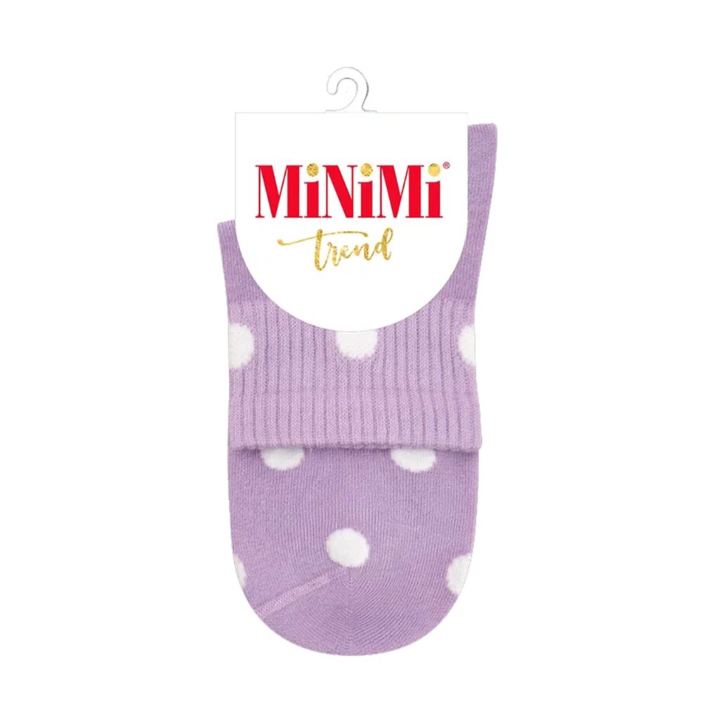 MINIMI Носки женские с высокой резинкой в горошек Lilla 39-41 / MINI TREND 4209, фото 1