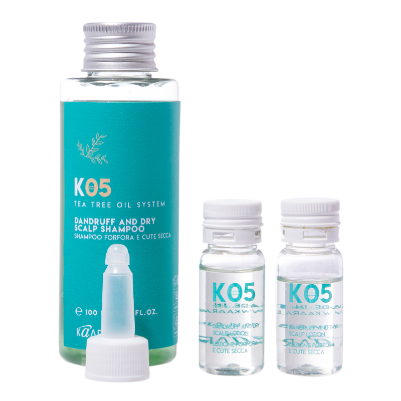 KAARAL Набор от перхоти для сухой кожи головы (лосьон 2*10мл+шампунь 100мл) / TRAVEL KIT DANDRUFF AND DRY SCALP, фото 1