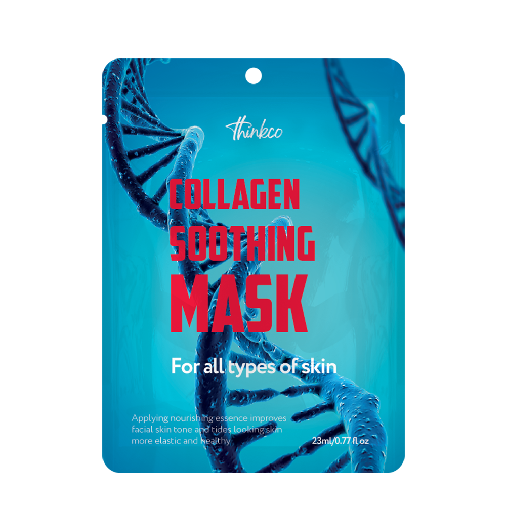 THINKCO Маска-салфетка для лица с коллагеном / Thinkco Collagen Soothing Mask 23 мл, фото 1