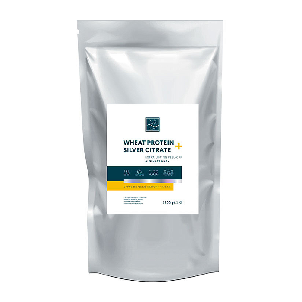 BEAUTY STYLE Маска-лифтинг альгинатная / Wheat protein + Silver Citrate 1200 гр, фото 1