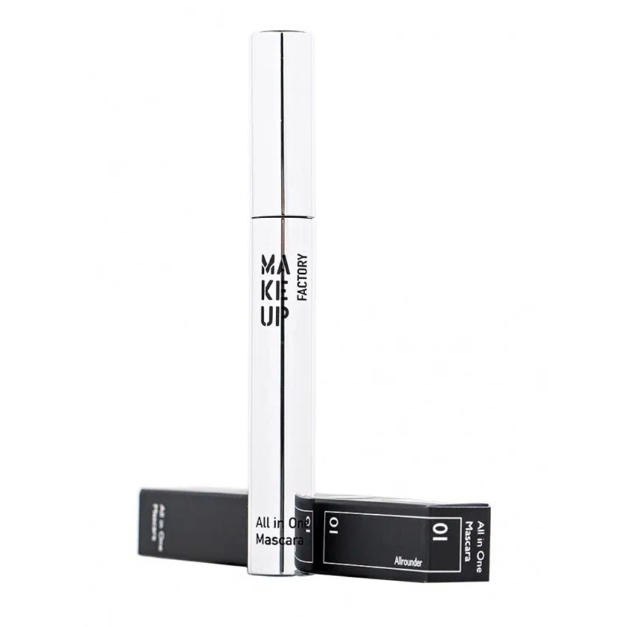 MAKE UP FACTORY Тушь комбинированная для ресниц, 01 черный / All In One Mascara 9 мл, фото 2