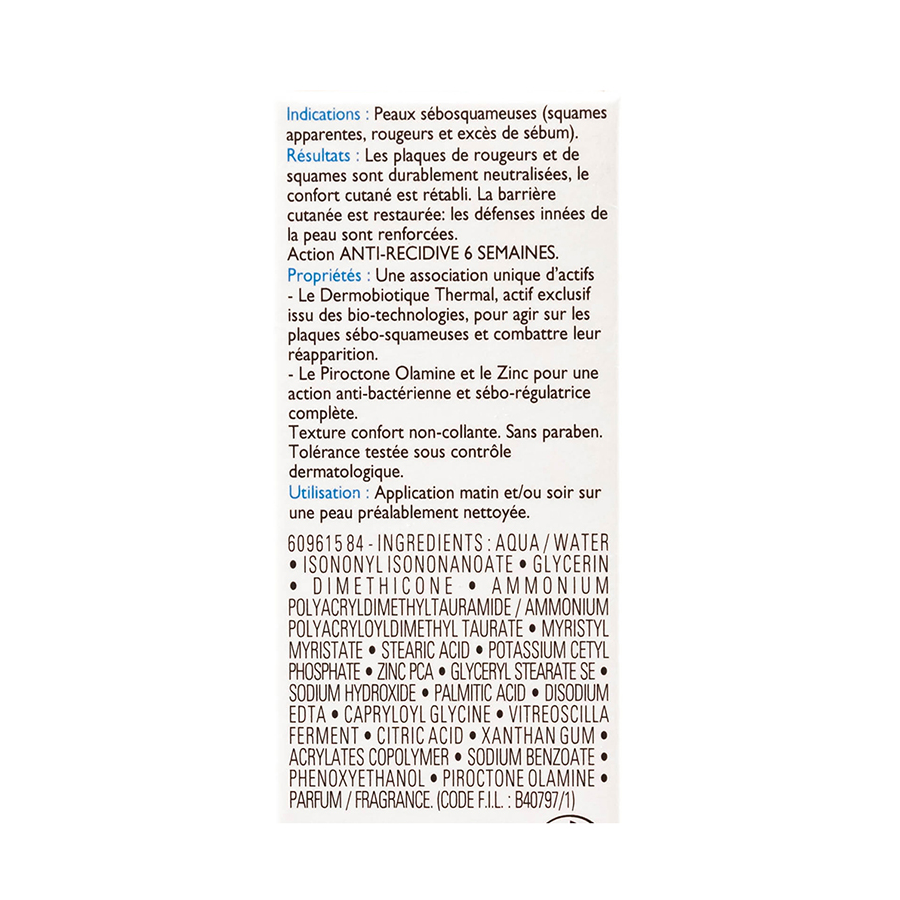 LA ROCHE-POSAY Крем успокаивающий для кожи склонной к себорейному дерматиту / KERIUM DS 40 мл, фото 4