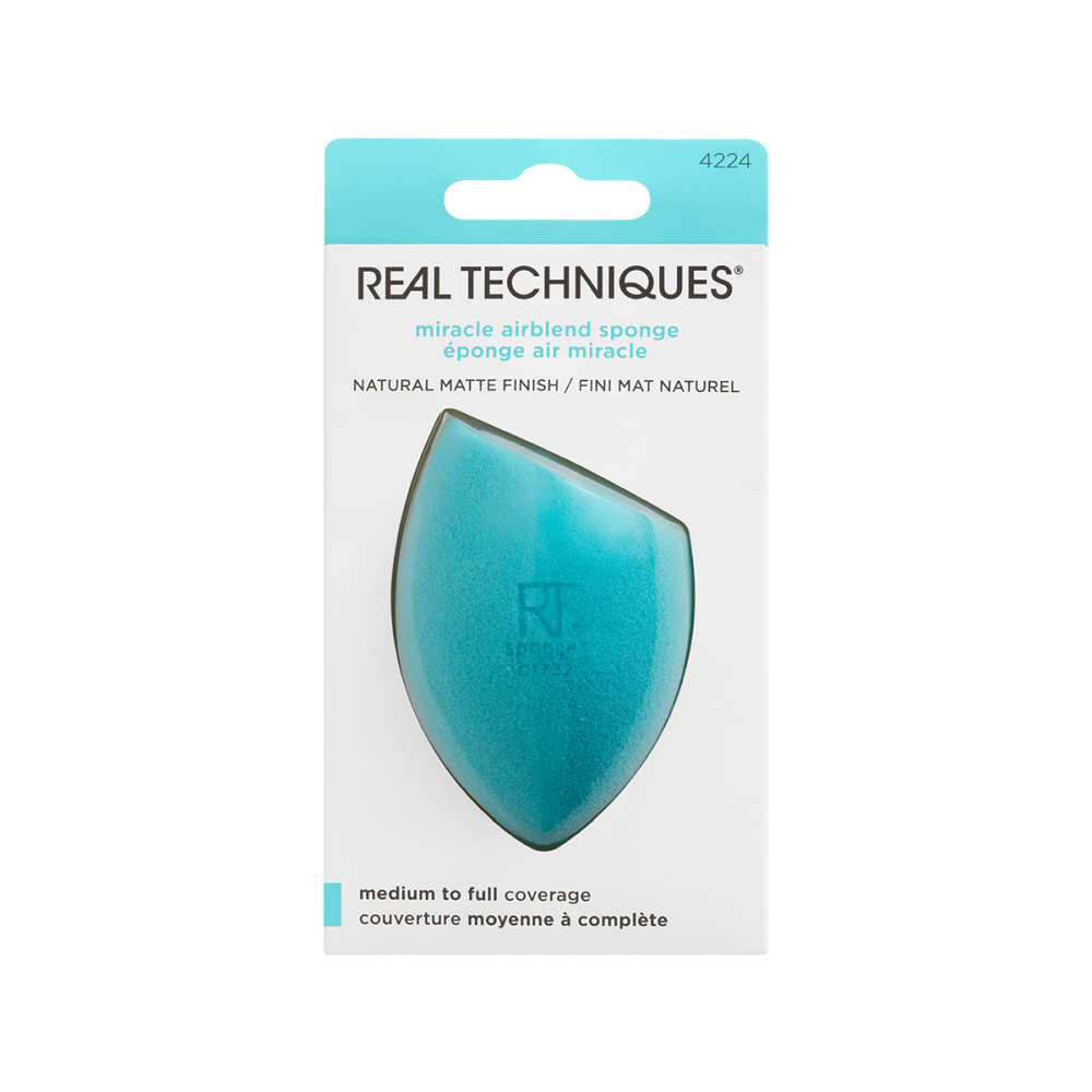 REAL TECHNIQUES Спонж для макияжа / Real Techniques Sponge+ Miracle Airblend Sponge, фото 4