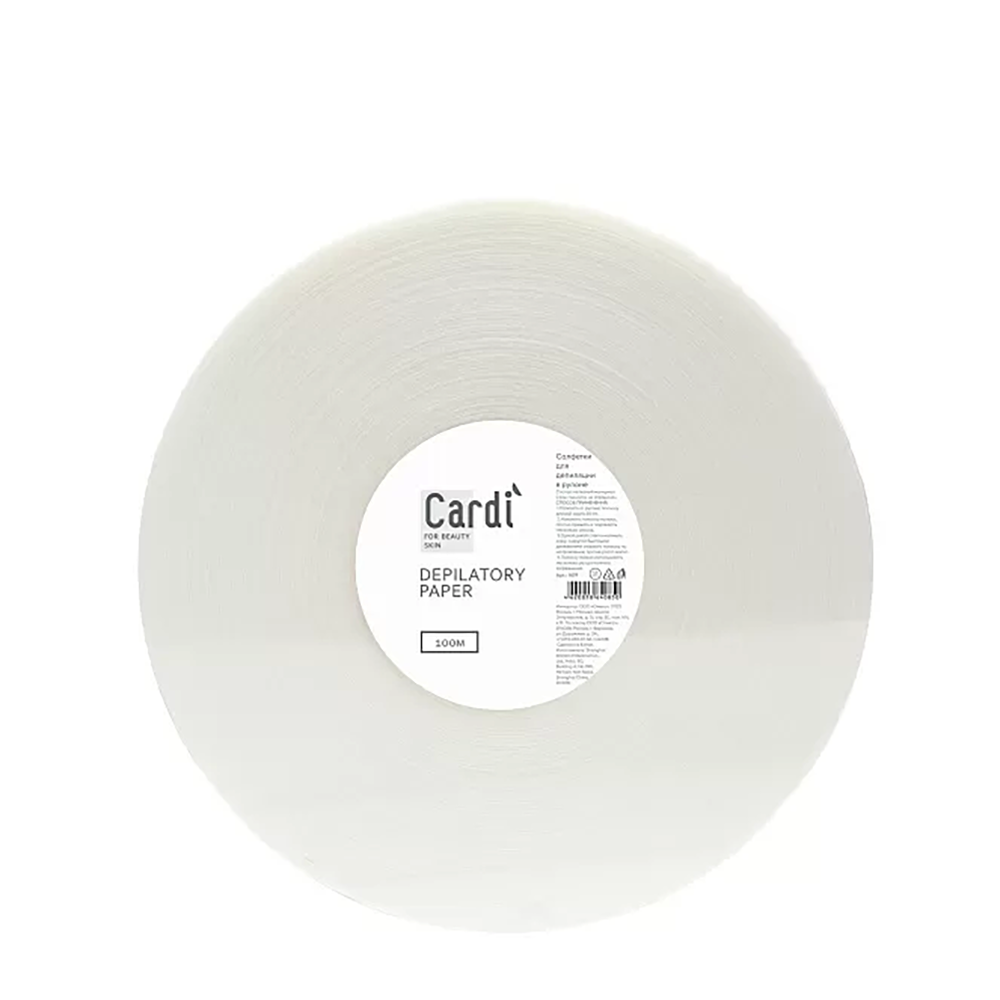 RUNAIL Салфетки для депиляции, в рулоне / Cardi 100 м, фото 1