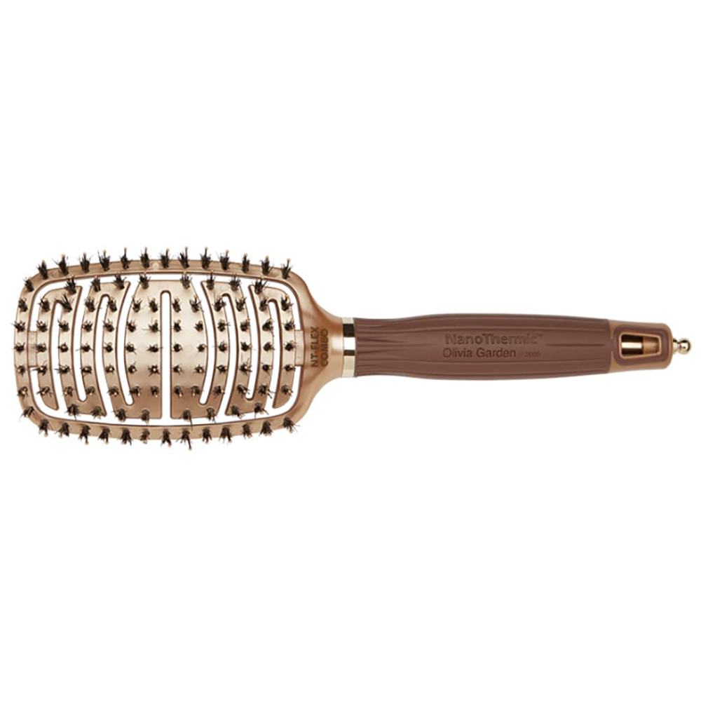 OLIVIA GARDEN Щетка Ceramic+Ion Nano Thermic Flex Combo BR-NT1PC-FLCOM, фото 1