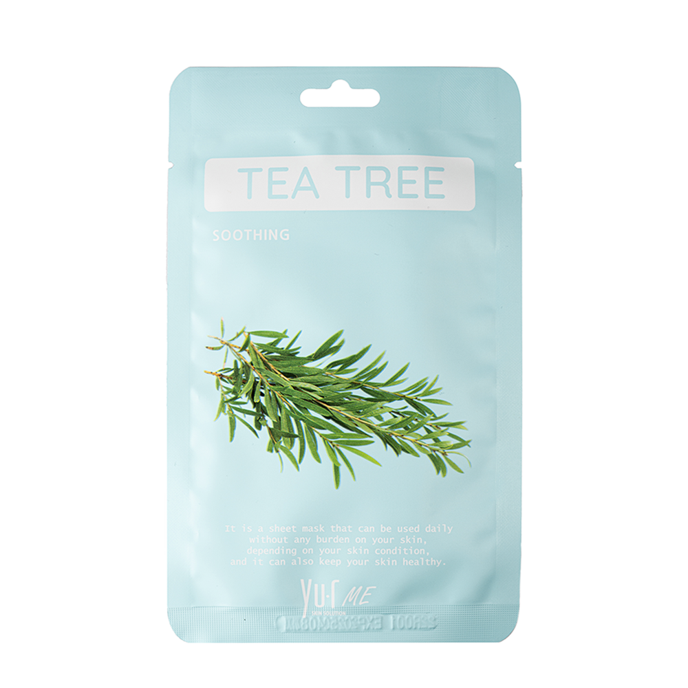 YU.R Маска для лица с экстрактом чайного дерева и гиалуроновой кислотой / Yu.r Me Tea Tree Sheet Mask, фото 1
