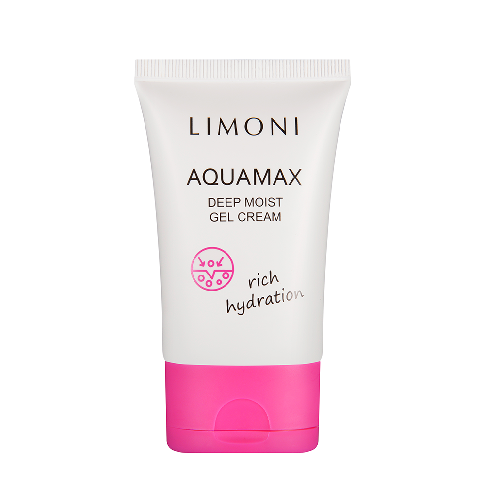 LIMONI Гель-крем глубокоувлажняющий для лица / AQUAMAX DEEP MOIST GEL CREAM 50 мл, фото 1