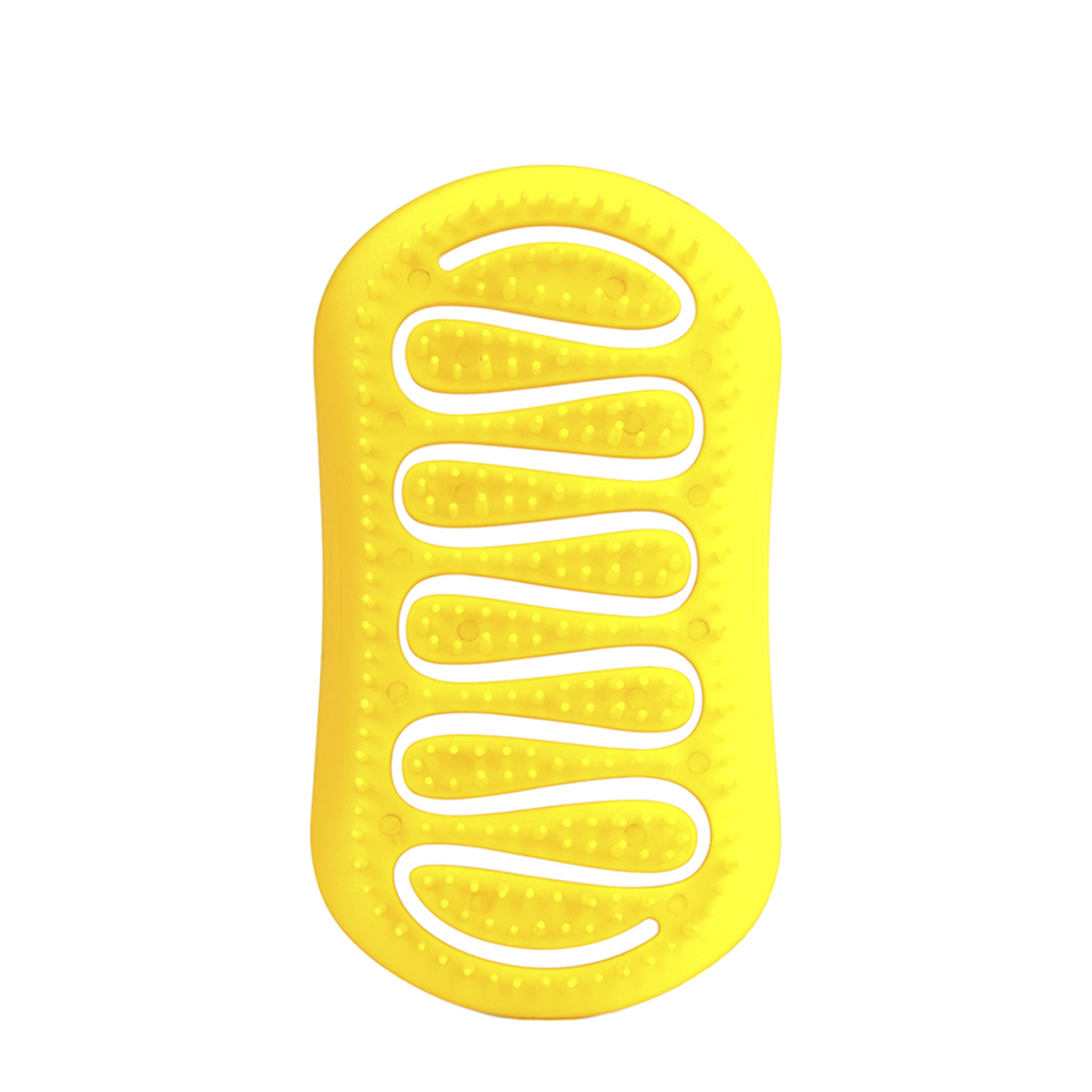 SOLOMEYA Расческа для сухих и влажных волос с ароматом лимона мини / Aroma Brush for Wet&Dry hair Lemon mini, фото 1